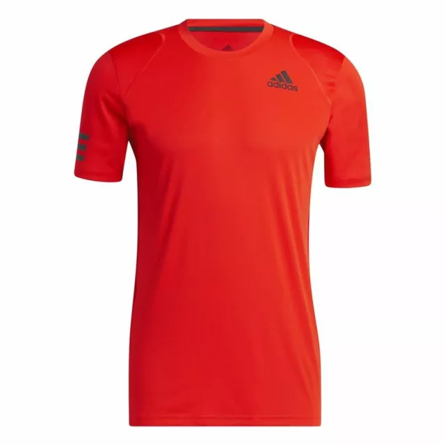 Herren Kurzarm-T-Shirt Adidas Tiro Winterized Rot