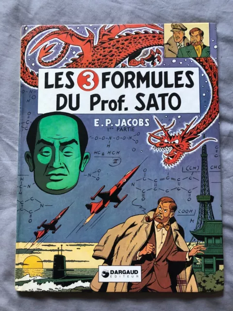 Blake Et Mortimer T 1 Les 3 Formules Du Professeur Sato - Ep Jacobs - Eo 1977