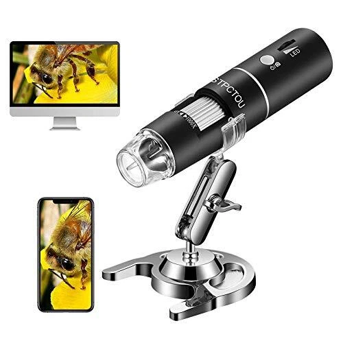Wireless Digital Microscope 50X-1000X 1080P Handheld Portable Mini WiFi USB