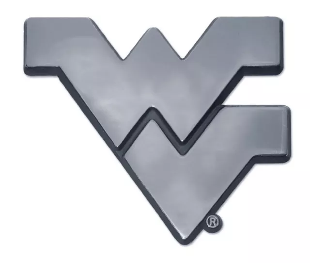 West Virginia University - WVU Chrome Auto Emblem