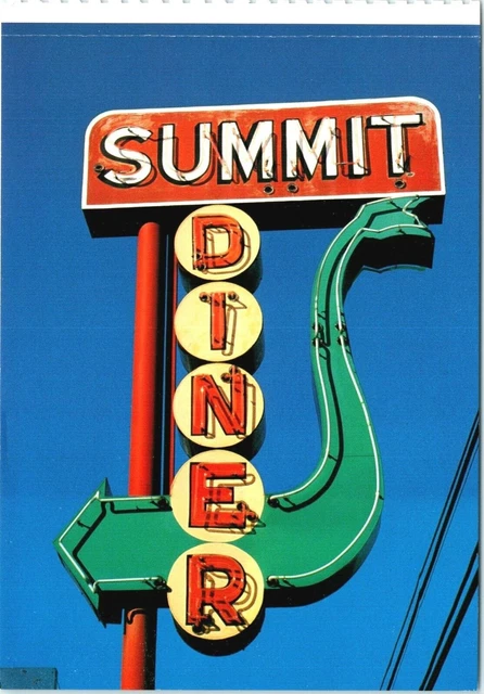 Summit Diner Diner Somerset, PA Oversized Postcard - E7D9