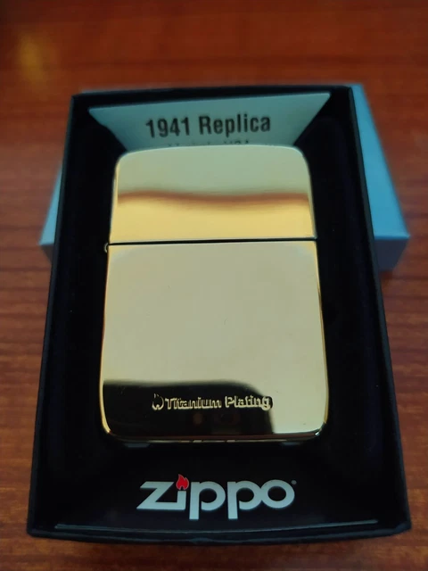 Accendino Zippo Benzina Titanium Gd Gold 5682801 Limited Edition