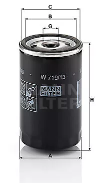 Mann-Filter W 719/13 Ölfilter Für Mercedes-Benz