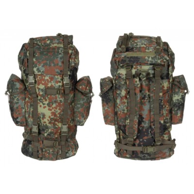 Esercito tedesco ZAINO 65l neri COT Zaino Army Outdoor Trekking Zaino 