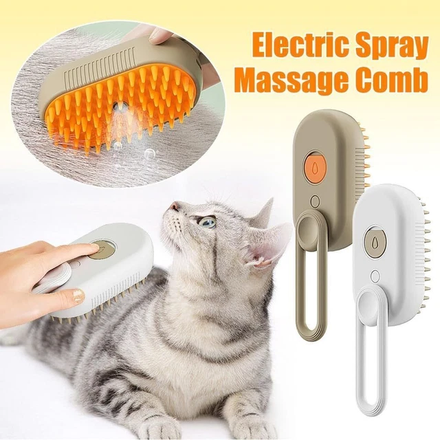 Puffease Spitz Defu Comb Fo Cats Dogs, 3-in-1 Self