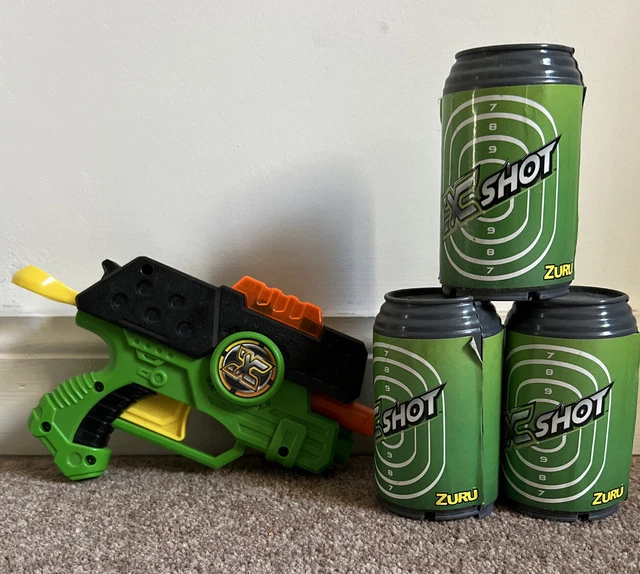 ZURU X-SHOT SKINS Blaster mit 3 Dosen EUR 7,00 - PicClick DE
