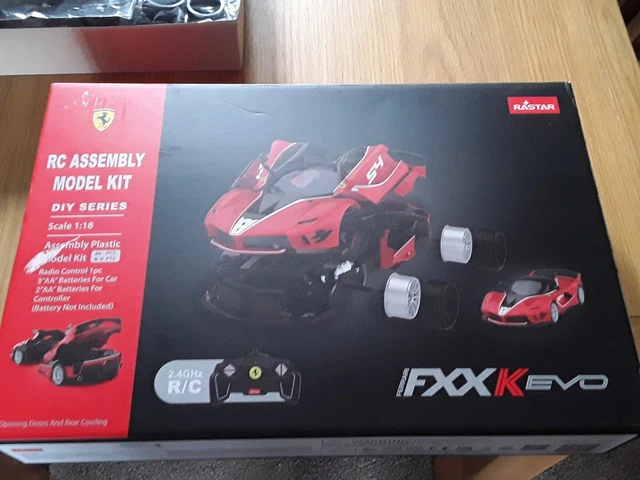 Remote Car Assembly FERRARI MODEL KIT Self Assembly FXXK Evo Remote Control Sports Car 1 : ...