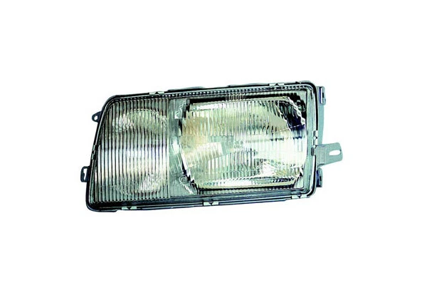 Koplampkappen glans zwart met LED-dagrijverlichting voor Mercedes G