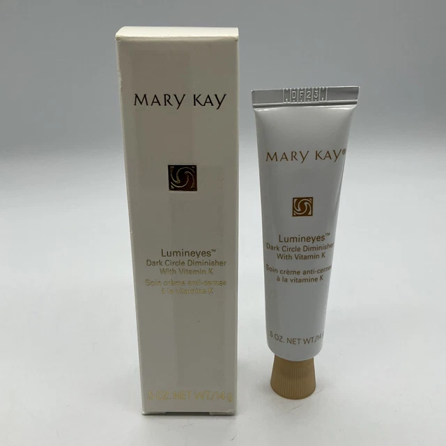 NOS - Mary Kay Lumineyes Dark Circle Diminisher w Vitamin K NEW In BOX .5oz 0457