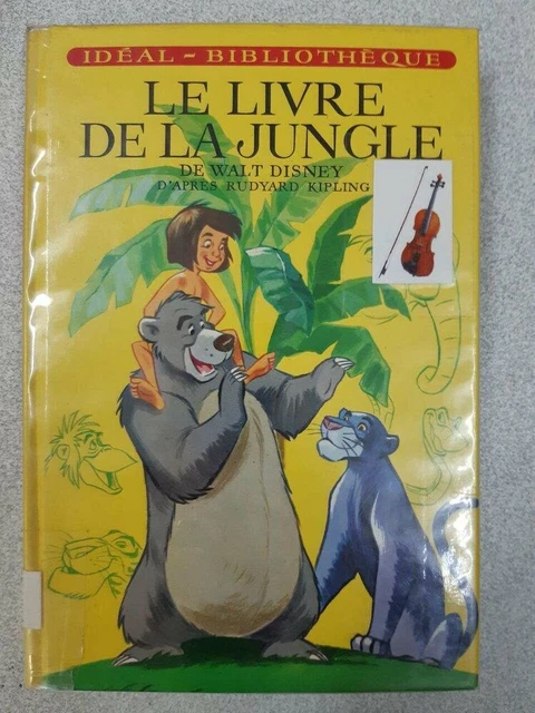 Boîte De 2 Puzzles Bois Vintage Le Livre De La Jungle – Disney – Très Rare