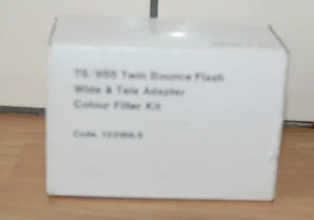 TS/855 flash de doble rebote ancho y teleadaptador kit de filtro de color