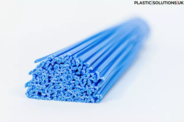 PP Plastic welding rods 5mm blue triangle 20 pcs /polypropylene/