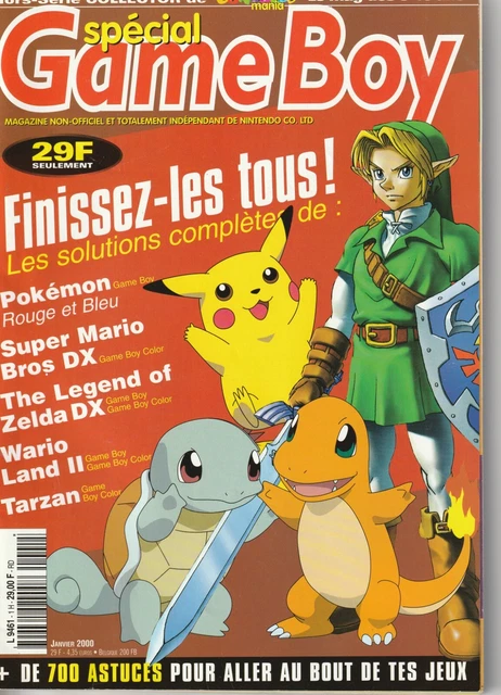 Magazine Special Game Boy Pokemon Hors-Serie Collector Consoles’ Mania 01/2000