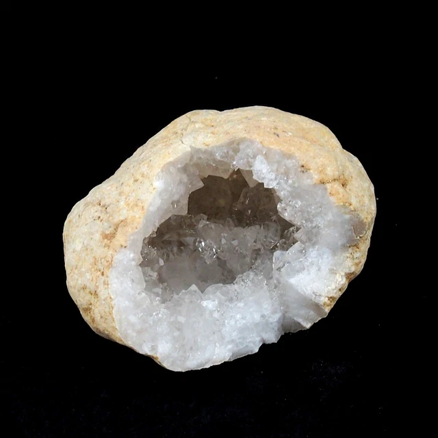 Bergkristall Natur Druse Ø 50 mm AA - Qualität aus Brasilien Stufe Geode C65