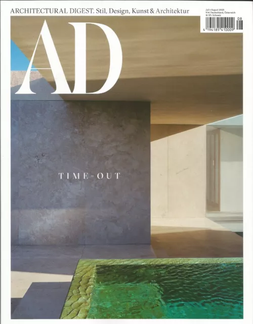 AD Architectural Digest Germany, No. 241 7-8 Juli-August 2023. Time Out