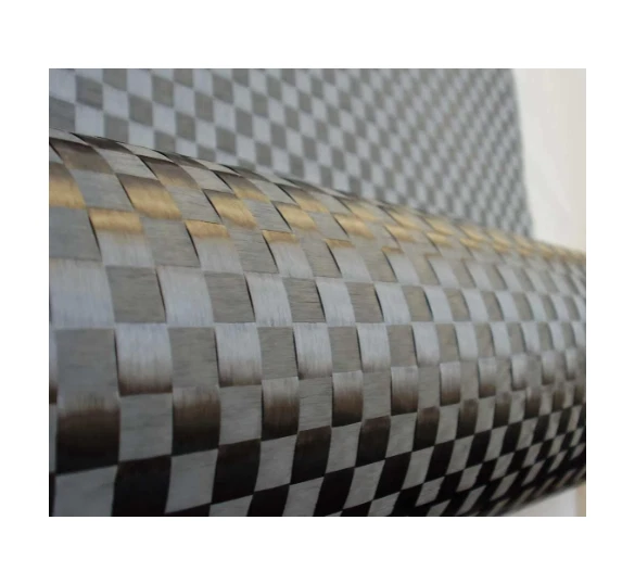 High Quality 12K Carbon Fiber Cloth 200gsm 8*8mm Big Plaid 40"/100cm Fabric