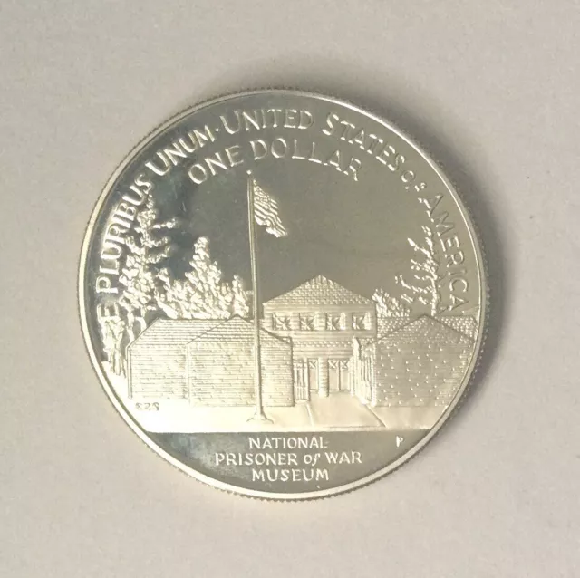 1994-P Silver $1 Commemorative National Prisoner Of War Museum Choice Gem Proof