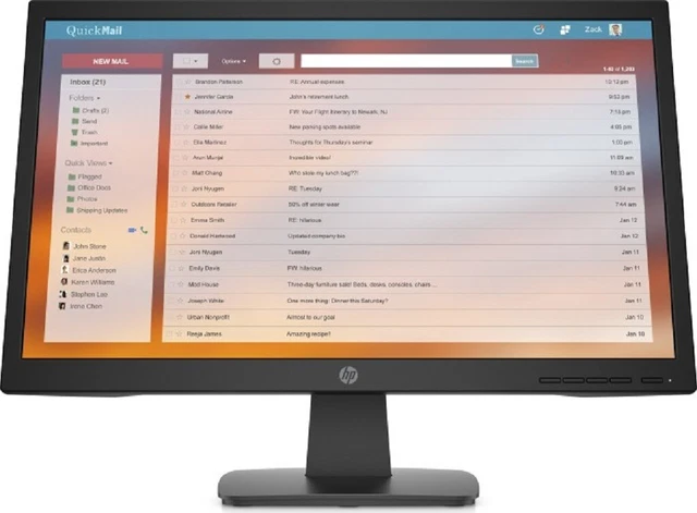 HP P22v G4 54,6 cm (21.5") 1920 x 1080 Pixel Full HD Schwarz #EG449