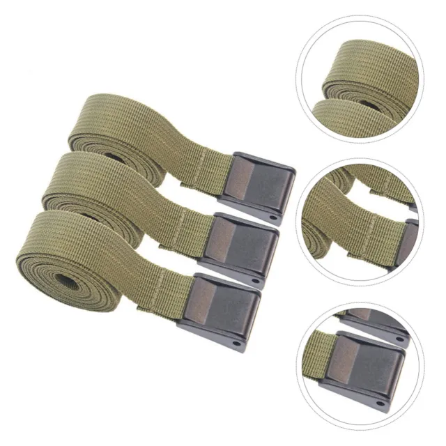 3 pz cinghia di serraggio cinghie di serraggio con cricchetto nastro per bagagli cintura stretta