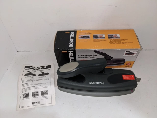 STANLEY Bostitch Heavy Duty 3/7 Adjustable Hole Punch HPK7-ADJ