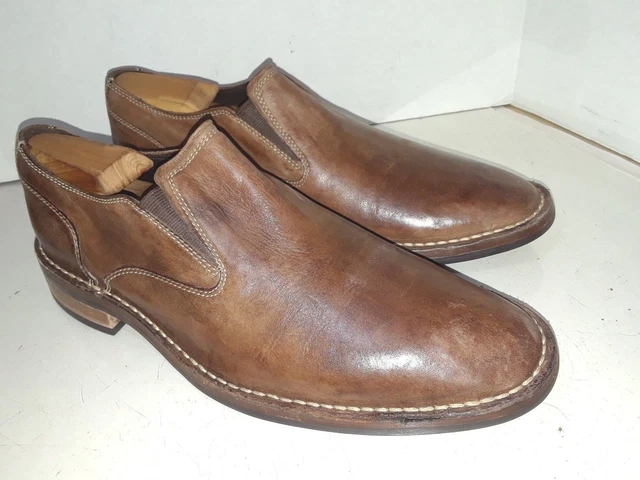 COLE HAAN Air Stratton C08685 Slip-on Brown Distressed Shoes  display picture 1