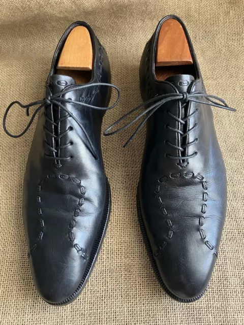 RARE Gucci Men's Black Leather Oxford Shoes Size UK 7 D || US 7.5