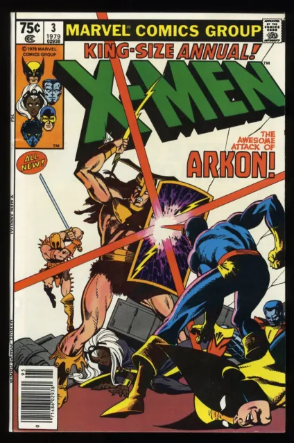 X-Men Annual #3 VF- 7.5 Marvel 1979