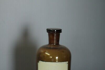 AETHER Apothekerflasche / Apothekergefäß glas aus den 50er Jahren ! 2
