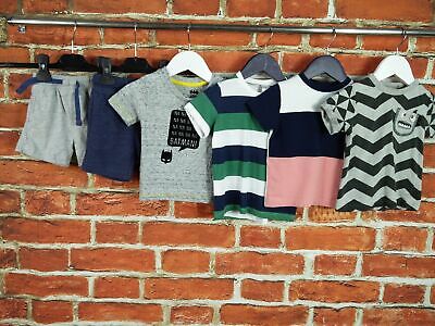 Baby Boy Bundle Age 6-9 Months H&M Next Short Sleeve Top T-Shirt Shorts Set 74Cm