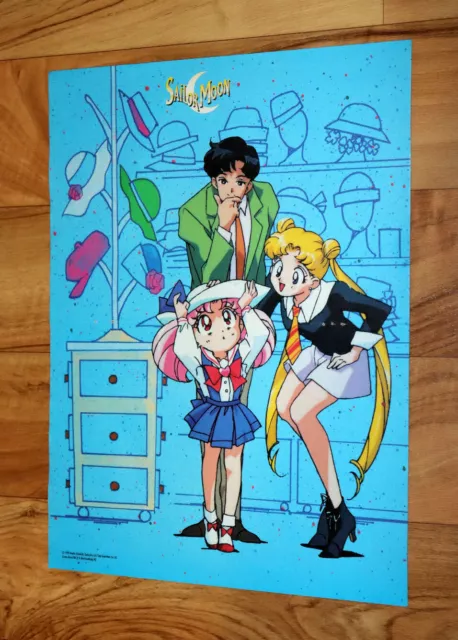 1999 Sailor Moon Chibiusa Tsukino Old Manga Anime Mini Poster 34x25cm