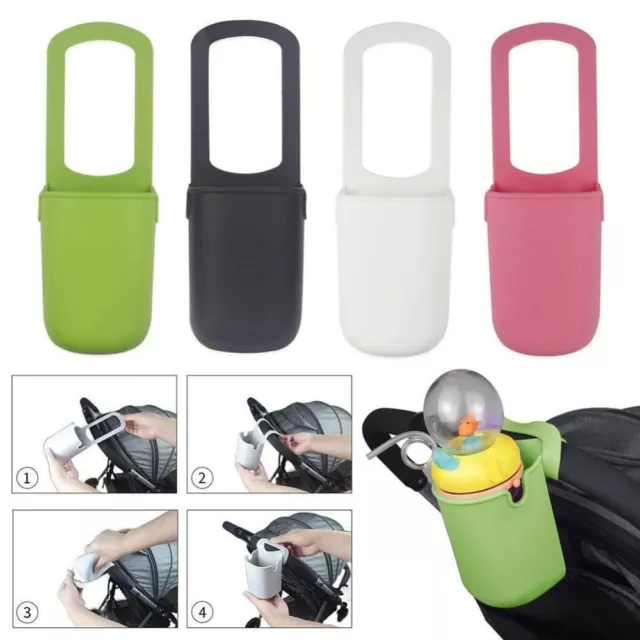 Silicone Stroller Cup Holder Removable Cup Holder New Bottle Holder