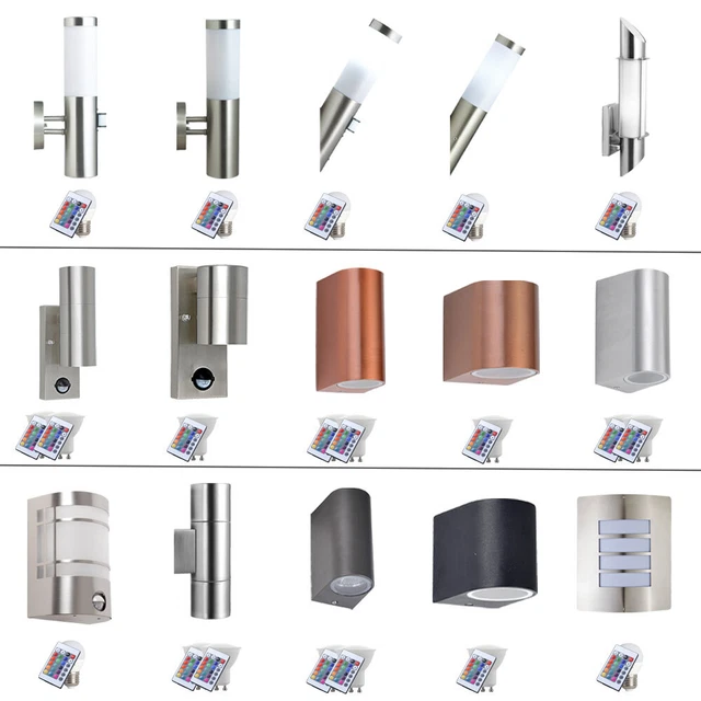 CALEX Applique Da Esterno Pavia, LED 4.5W, Luce Up&Down, Con Sensore Crepuscolare, IP44, Nera - 3