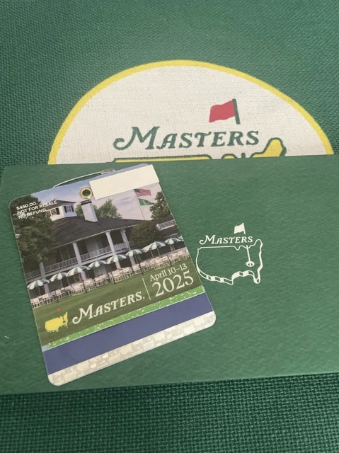 Ball Marker Hat Clip 2025 Masters Tournament Commemorative