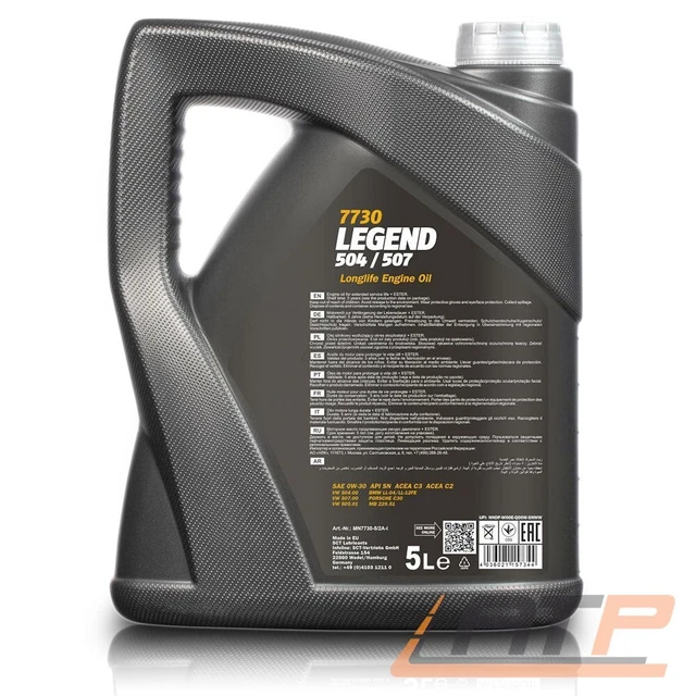 MANNOL 20 L Liter Legend 504/507 Motor-Öl Motoren-Öl EUR 129,19 ...