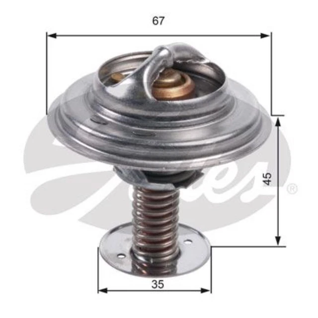 Thermostat Moteur GATES TH21689G1 - Pièce Auto De Qualité OEM - Économie De Carburant
