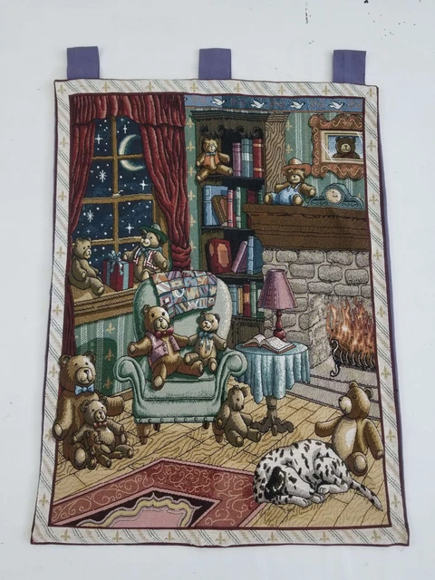 Teddy Bears Tapestry Draught Excluder - A Bentley Cushions