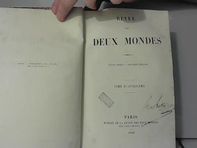 Revue des deux mondes, tome 14, seconde période: 1858