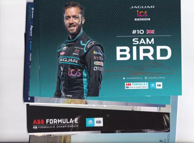15 x Autogrammkarten - Motorsport - Formel E - ansehen -  signiert - !!!