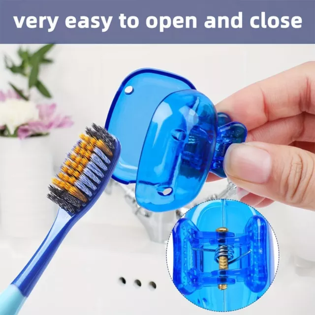 Toothbrush Head Storage Clip Travel Toothbrush Storage Clip