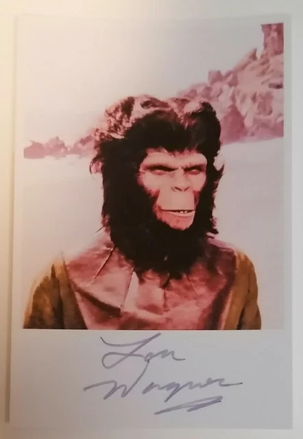PRINT - 6"X4" Autograph Reprint Lou Wagner Lucius Planet Of The Apes Movie