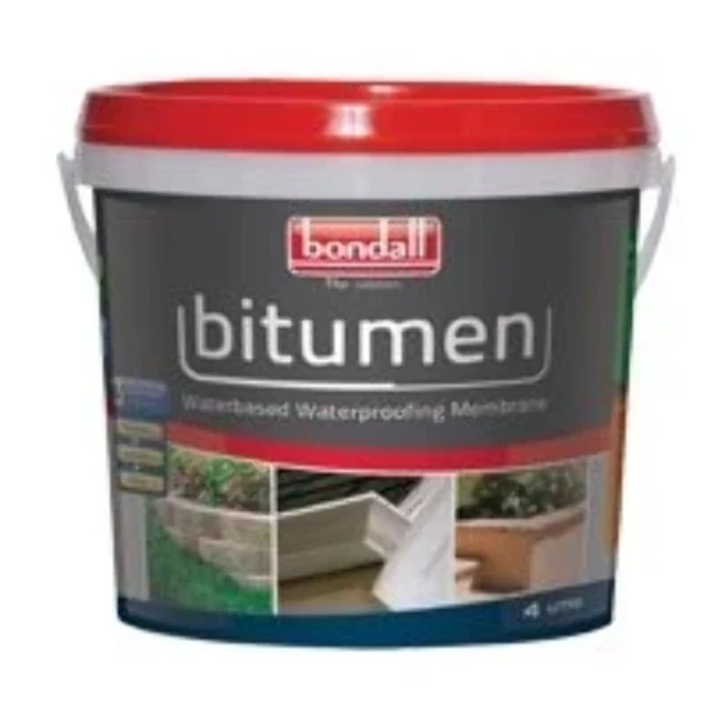 BONDALL WATER BASED Bitumen Membrane 1L Retaining Walls Gutters Roofing ...