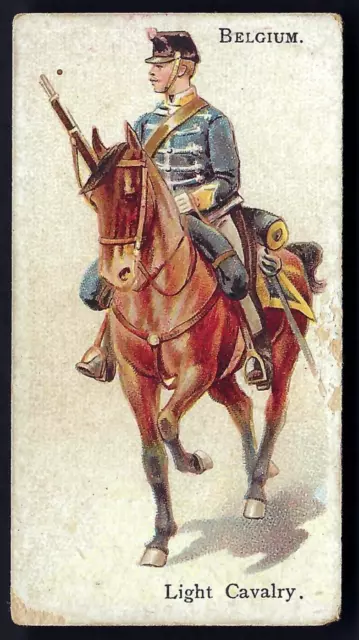 British American (Printed) - Soldiers Of The World - Belgium, Light Cavalry