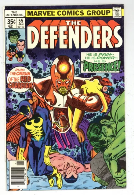 Defenders 55 VFNM Kane cover! Infantino! LUNATIK! Origin RED GUARDIAN! 1978 P549