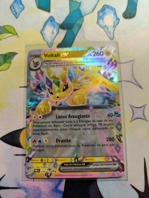 Pokémon Voltali Ex – Carte Alternative 153/131 – Évolutions Prismatique – Neuf Français
