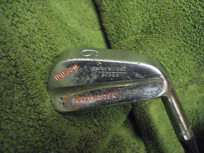 Vintage Wilson foremaster 6 Fer Swing Poids 80385 Droitier 