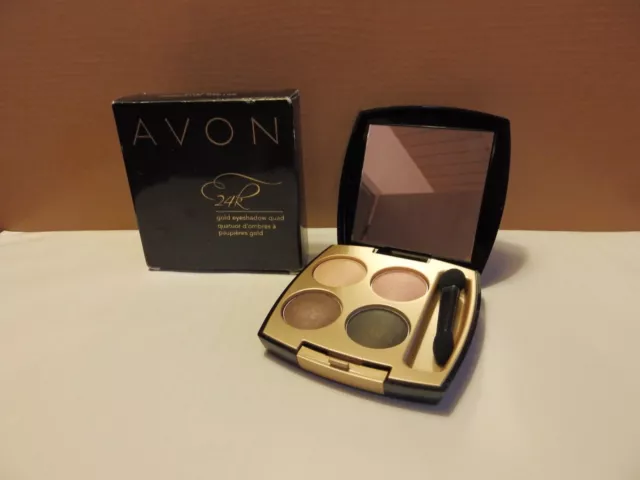 AVON Lidschatten - Quartett + 24 karätigem Gold    golden splendour    NEU   OVP