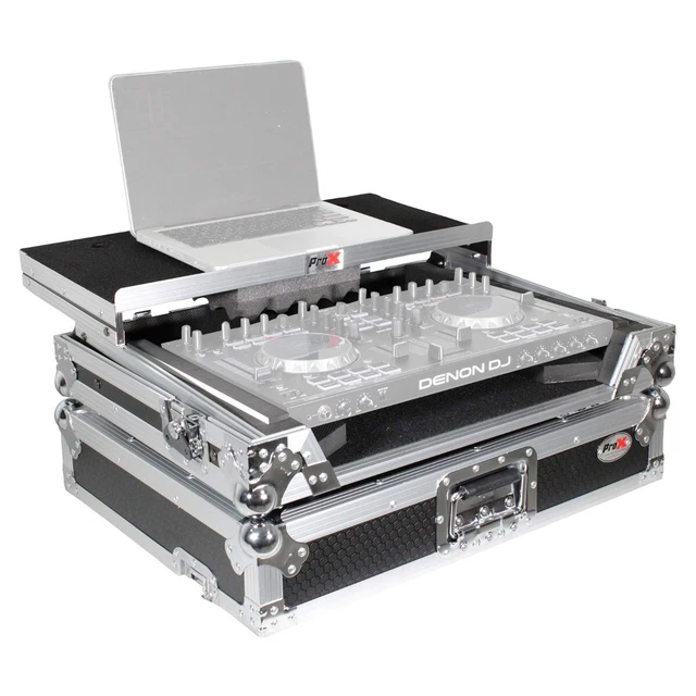 ProX XS-UXLT-MK2 Universal Medium DJ Controller Flight Case w Laptop Shelf