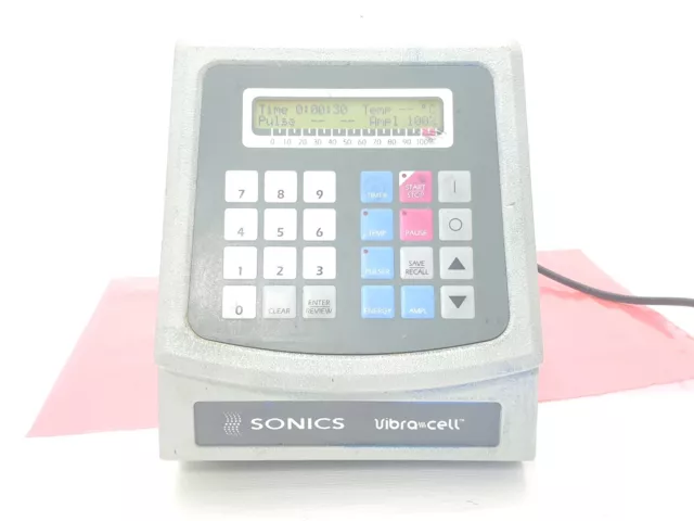 Sonics Sonicator Ultrasonic Vibra Cell VCX-750 Processor QSonica 750W No Probe