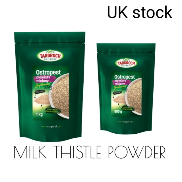 Targroch 100% Milk Thistle Powder Ostropest Plamisty Mielony Quality Supplement