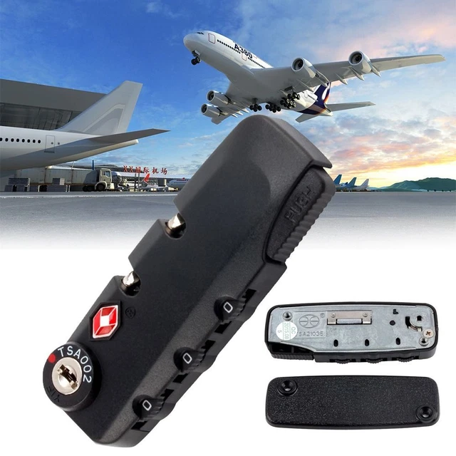 Security Tool 3 Digit Combination Lock  Luggage Accessories